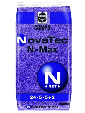 Комплексное минеральное удобрение для газона NovaTec N-Max (НоваТек Н-Макс), 25кг, NPK 24-5-5+ME, Весна-Старт