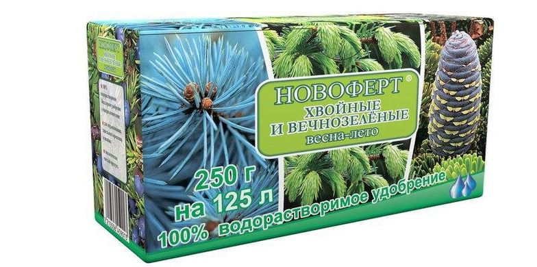 Удобрение Новоферт "Хвойные и вечнозеленые" (Весна-Лето) 250г