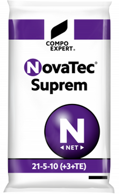 Комплексное минеральное удобрение для газона NovaTec Supreme (НоваТек Суприм) NPK 21-5-10+ME, 25 кг