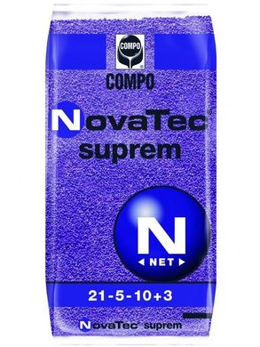 Комплексное минеральное удобрение для газона NovaTec Supreme (НоваТек Суприм) NPK 21-5-10+ME, 25 кг